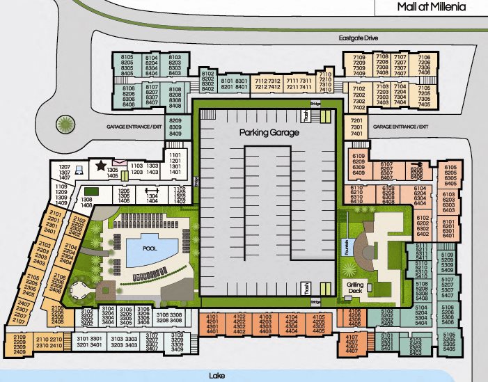 Millenia 700 site plan Millenia 700 site plan